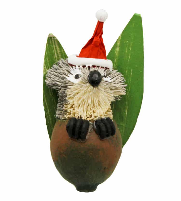 Bristlebrush Gum Nut Christmas Ornament
