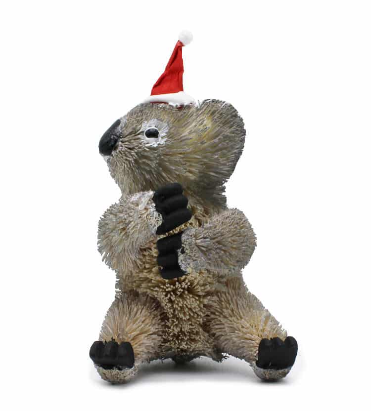 Bristlebrush Koala Christmas Ornament