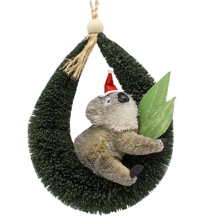 Bristlebrush Christmas Koala Hanger