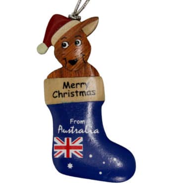 Kangaroo Stocking Christmas Ornament