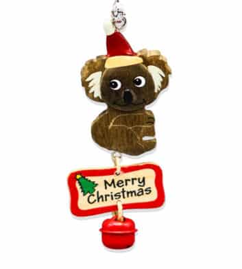 Koala Bell Christmas Decoration