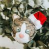3D Kitten Christmas Bauble