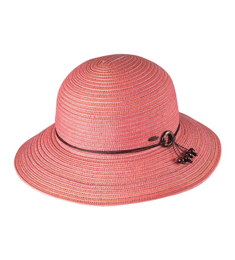 Ladies Short Brim Hat Pink