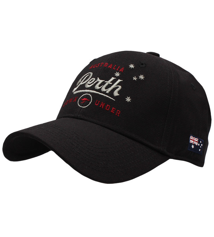 Perth Sports Cap Black