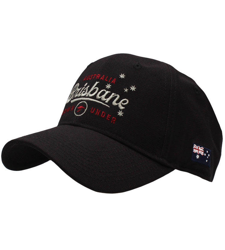 Brisbane Sports Cap Black