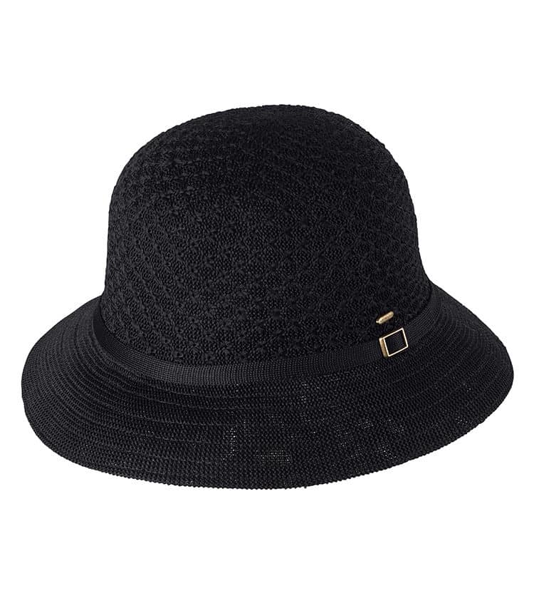 Ladies Short Brim Hat Black