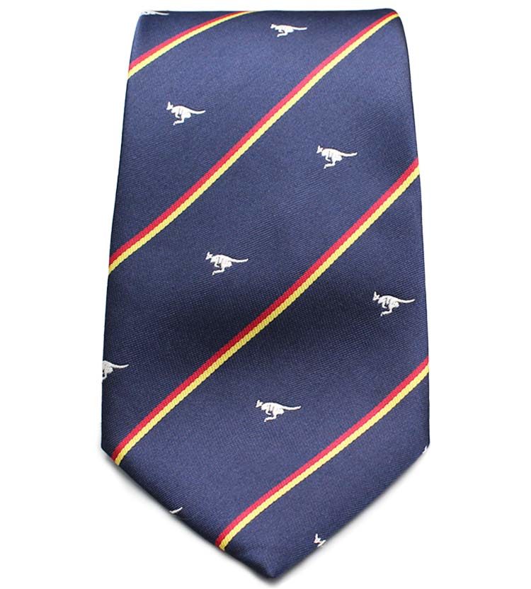 Striped Kangaroo Neck Tie