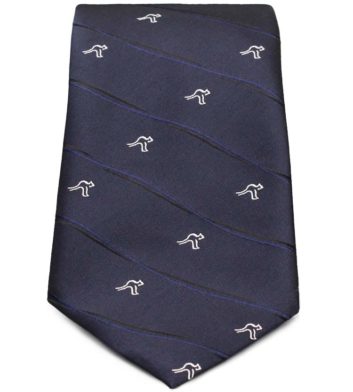 Navy Kangaroo Tie