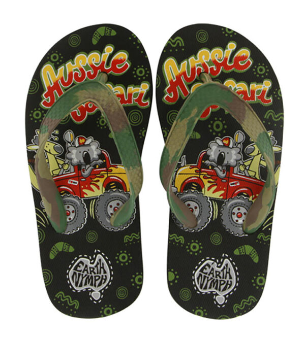 Kids Camo Thongs