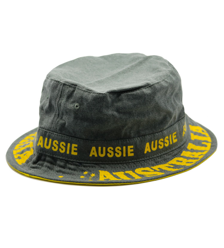 Green and Gold Bucket Hat, Australia the Gift