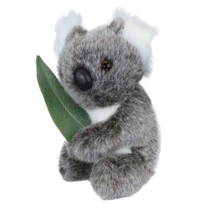 Australian Made Koala with Eucalyptus Leaf Plush Toy