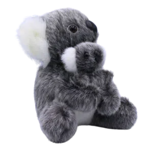 10660 Side of Australian Made Koala and Baby Plush Toy 21cm