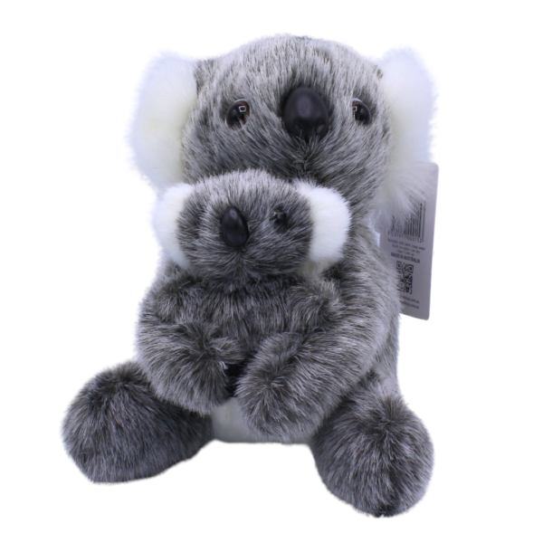 10660 Front of Australian Made Koala and Baby Plush Toy 21cm