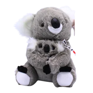 Ribbon Koala and Baby Plush Toy 21cm