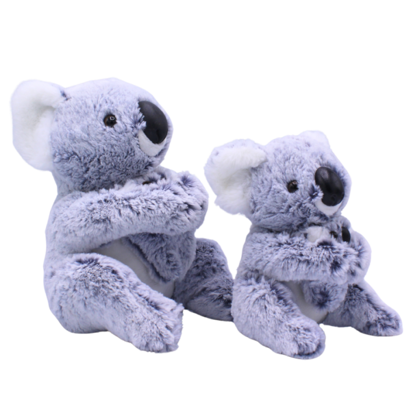 10761 & 10702 Front side of Super Soft Koala with Baby Plush Toy