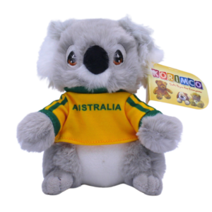 Koala with Gold T-Shirt Plush Toy