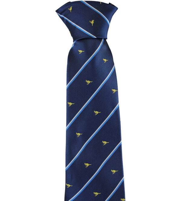 Tie Australia Kangaroo Stripe Black - Address main image 0