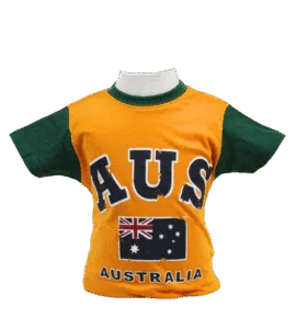 Green and Gold Australia Kids T-Shirt