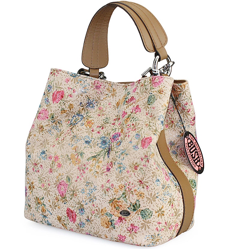 Floral Kangaroo Leather Bucket Bag | Australia the Gift | Australian Souvenirs & Gifts