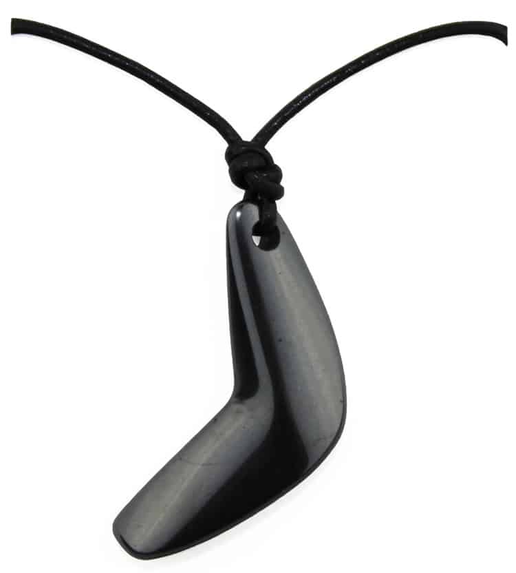 Iron Ore Boomerang Necklace Australia the Gift Australian Souvenirs