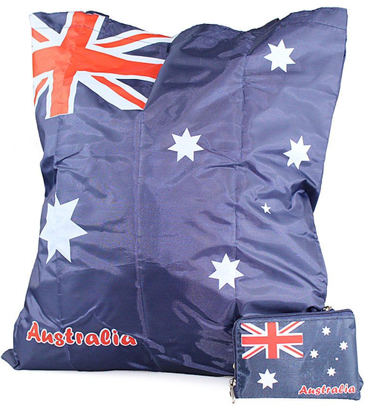 Australian Flag Folding Shopper Bag