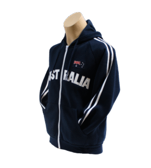 navy and white hoodie right