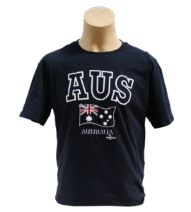 Navy Australian Flag Aus T-Shirt