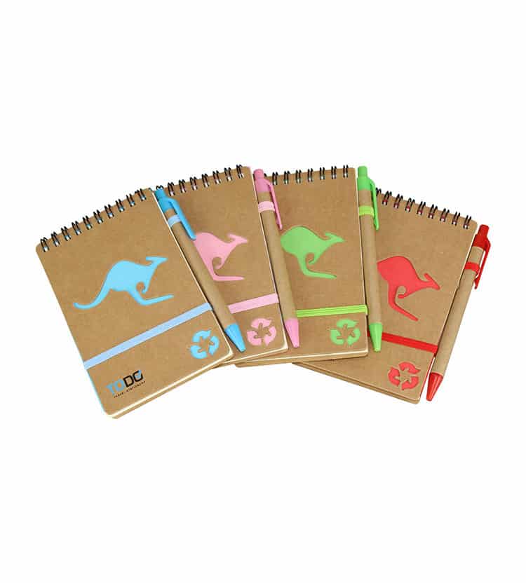 Kangaroo Notebook & Pen