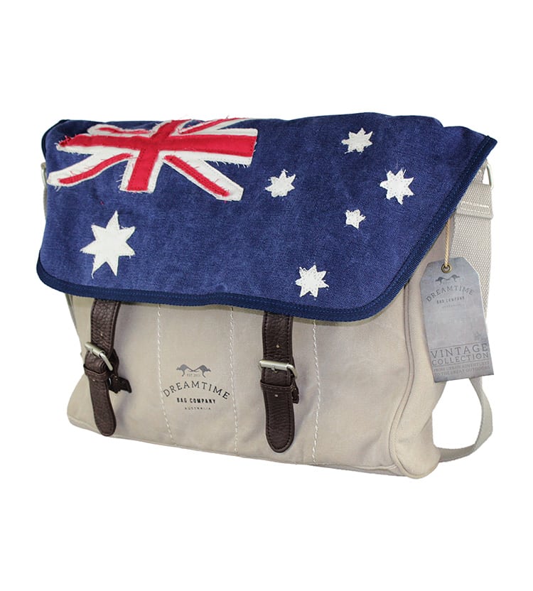 Dreamtime Australian Flag Canvas Bag | Australia the Gift | Australian Souvenirs & Gifts