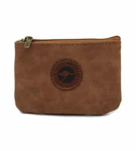 Suede Leather Coin Bag
