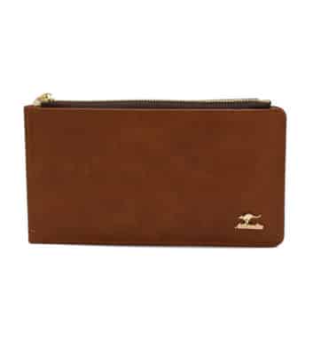 Ladies brown leather wallet