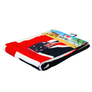 30932 Folded Australian Flag Beach Towel