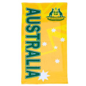 Green & Gold Beach Towel