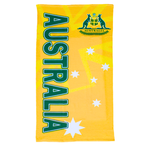 30940 Open Green Gold Beach Towel
