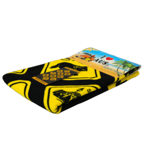 30957 Folded Australian Roadsigns Beach Towel