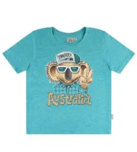 Blue Hipster Koala Kids T-Shirt