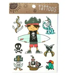 Boys Beach Tattoo Pack