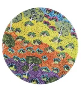 Aboriginal View of Country Ceramic Coaster