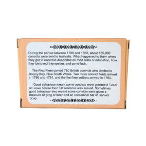 91738 Back of Front of Australian Convict Soap