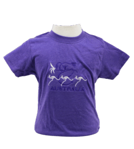 Purple Koala and Kangaroo Kids T-Shirt