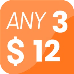 3 for $12