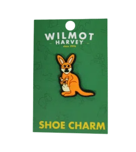Kangaroo with Joey Shoe Charm