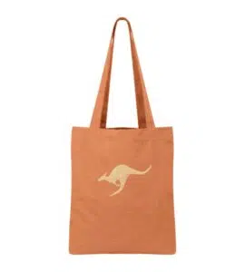 Red Distressed Roo Tote Bag