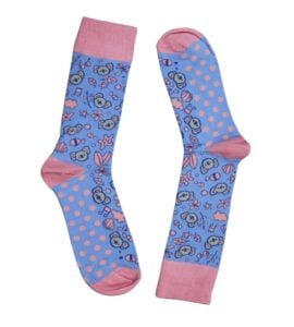 Blue Beach Icons Koala Socks