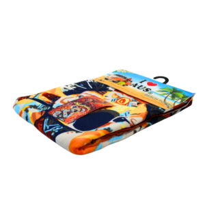 30951 Folded Koala and Kangaroo Australian Mosaic Beach Towel