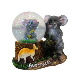 49017 Side Of Koalas In And Out Snow Globe