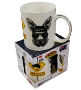 Koala and Kangaroo Aviators Mug