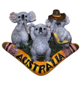 Wise Koalas Resin Magnet