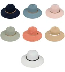 Leslie Ladies Wide Brim Hat