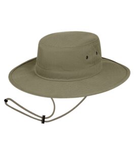 Khaki Walkabout Mens Mid Brim Hat